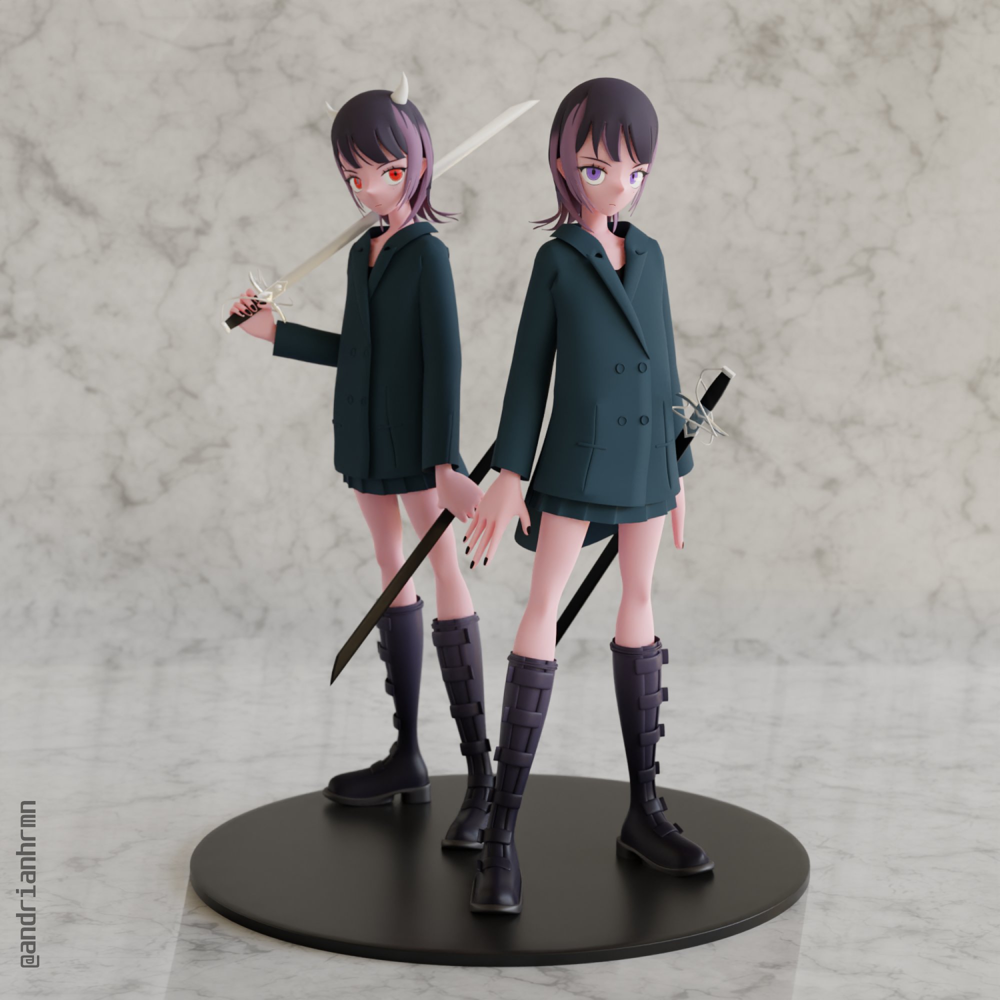 ずっと真夜中でいいのに ニラちゃんフィギア and (Commission Slot 4/5) on X: