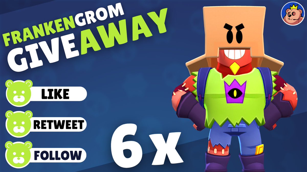 𝕏𝔻 𝔾𝔸𝕄𝔼𝕊 on X: #FrankenGromGiveaway 🎁 x1 Twitter Winner, To Enter:  🎃Follow Me 🎃Like 🎃Retweet 🗓️Winner Picked In 2 Days! Thanks To  @BrawlStars 🧡  / X