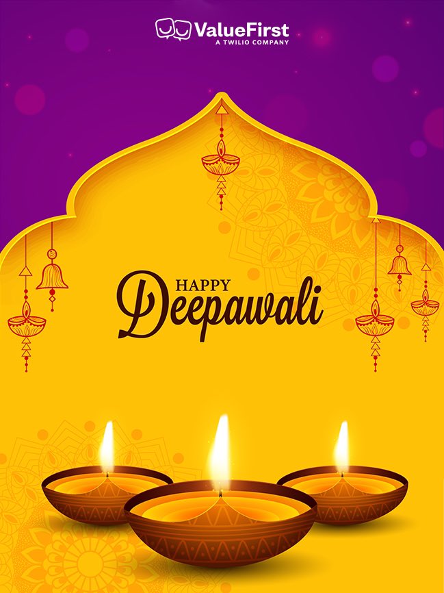 May this special occassion be a source of happiness for you and your loved ones. From all of us at ValueFirst, we wish you a very Happy Diwali! ✨

#ValueFirst #diwali