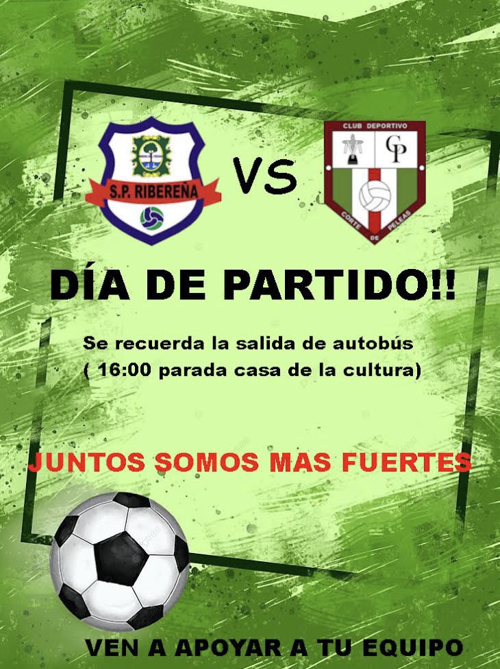 DÍA DE PARTIDO!!! #Vamoscorte
Vamos a por todas equipo ⚪️🔴⚪️🔴