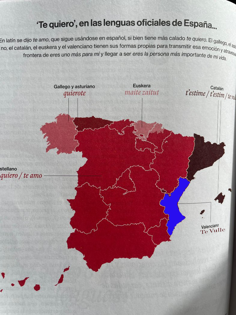 vixcamunt's tweet photo. Només en #LlenguaValenciana pots dir #TeVullc
Son tan ignorantes que no sirven ni para engañar, ni manipular. En los Condados colocan un te vul.., y aquí en nuestro Reino, nos endosan un "t'estim" ¡no me jodas'.
La fotito para más descojono la sube un ingeniero, será de feria https://t.co/sCMiO2Lw2h