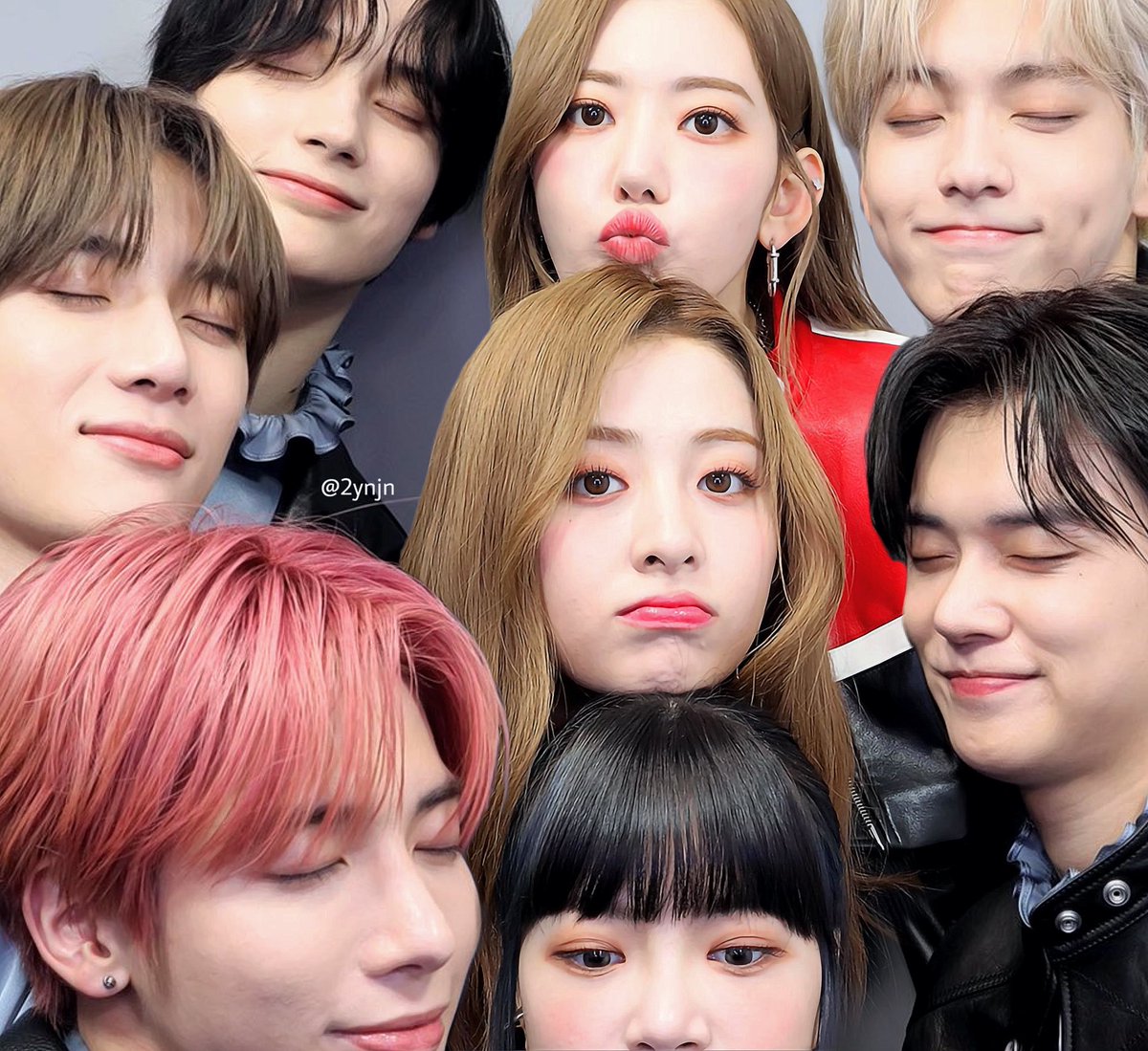 2ynjns's tweet photo. txt and le sserafim at the kcon photo booth 💗🙃 https://t.co/87dJHE5ACu