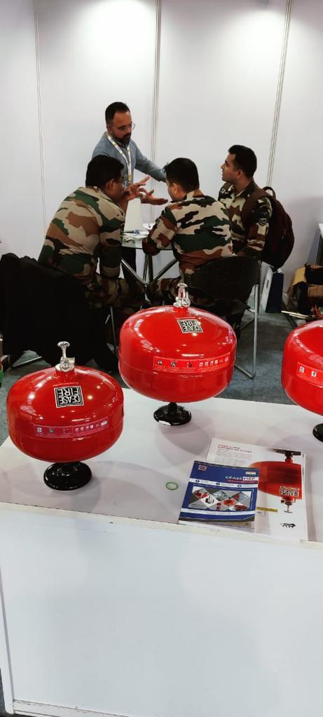 CeasefireIndia's tweet photo. We are proud to showcase our cutting-edge technologies at @DefExpo_India and protect those who protect the nation.
Visit our Stand - 7S.58, Hall no. 7, DefExpo, Gandhinagar, Gujarat from 18th-22th October 2022.
See you there.
#DefExpo2022 #DefExpo #firecontrols #exhibition https://t.co/WUsXK2KDZL