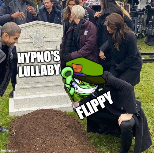 odenbirb's tweet photo. #vsflippy #flippy #happytreefriends #hypno #HYPNOLULLABY #fnflullaby THANK YOU FLIPPY FOR DOING THIS TO HYPNO. YOU SAVED US. https://t.co/saMwPatqfg