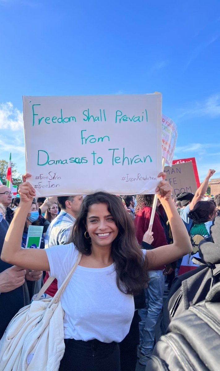 Syrians, Iraqis, Lebanese, Afghans, Yemenis, Palestinians, Ukrainians &amp; others felt the mixed feelings Iranians &amp; Kurds felt yesterday. Feelings of enthusiasm, pain, anger &amp; huge hope!

We shall free ourselves! Freedom shall prevail from Damascus to Tehran!

#IranRevoIution