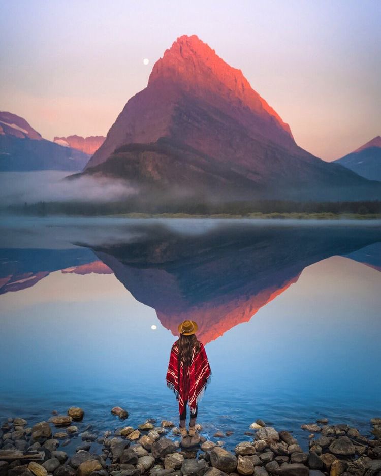 TravelDagger's tweet photo. Glacier National Park, Sunrise Montana https://t.co/oM3saNzyoo