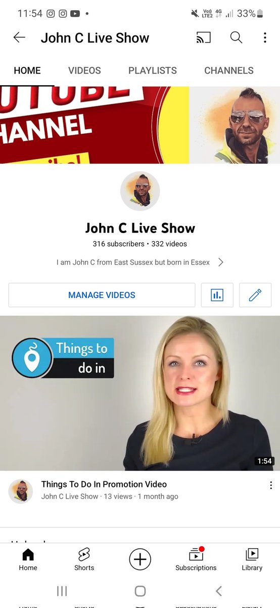 Subscribe to my YouTube channel