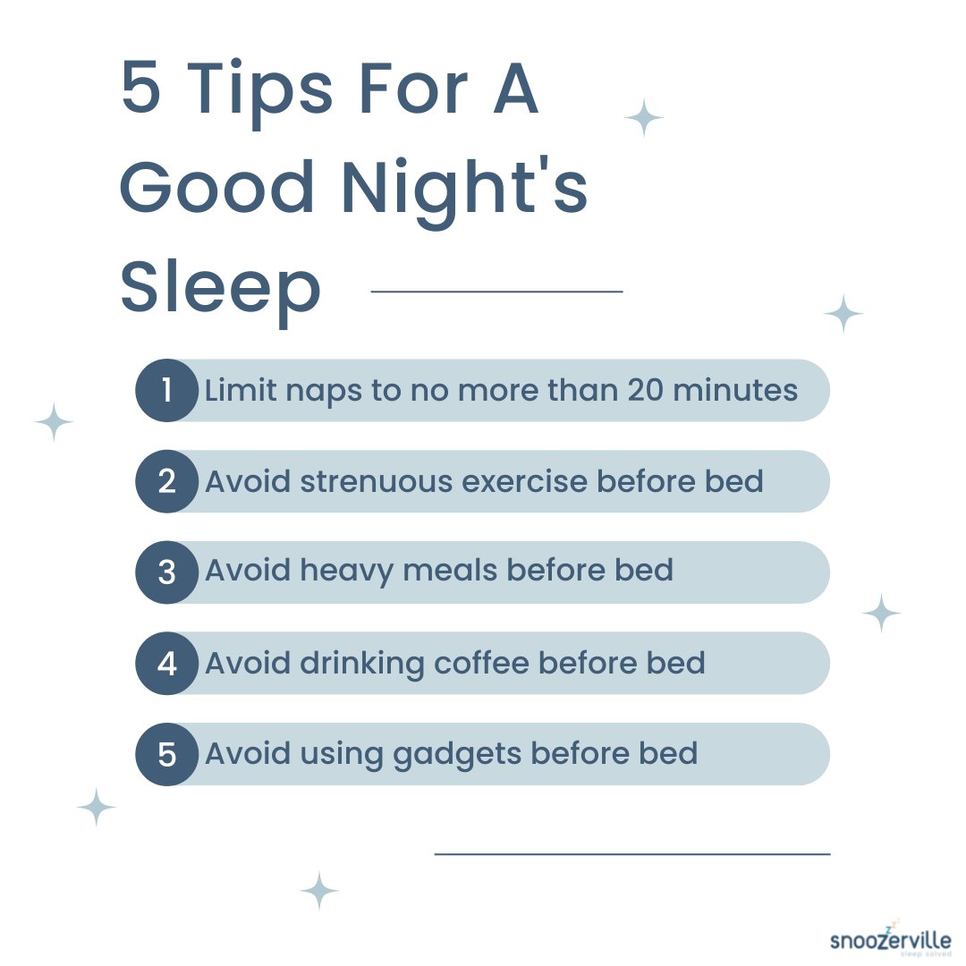 Hot tips for better sleep. 💤🛏️😴🌙
Z
z
z
z
z
#sleep #zzz #snoozerville #sleepsupport #sleepcoach #sleeptips #sleephygiene #sleepbetter #sleeping #snooze #sleepy #sleeplikeaboss #tips #hottips
