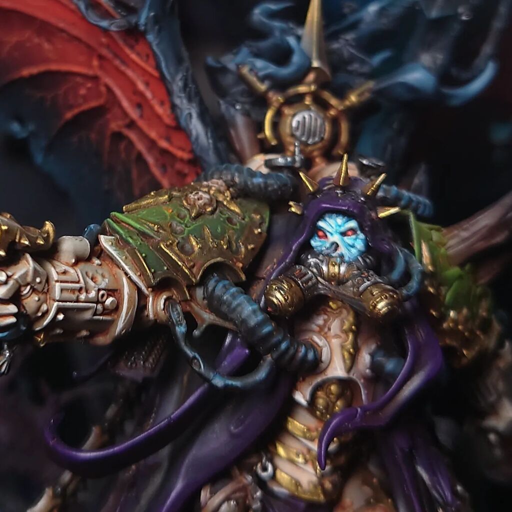 MohawkMiniatur2's tweet photo. Quick sneak peek of Mortarion! Proper photos to come so stay tuned for those!
#warhammer #warhammer40k #40k #nurgle #mini #miniatures #commission #paintingwarhammer #airbrush #art #minipainting #eavymetal #coolminiornot #coolmini #painting #gexodrom #warhammercommunity #war… https://t.co/ODUvTaNn3J