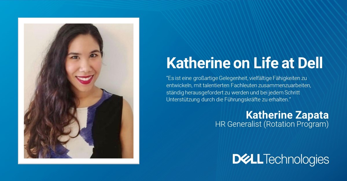 Katherine ist seit fast einem Jahr als HR Generalist Teil unseres HR Rotation Program in Panama. Aktuell arbeitet sie im Bereich Talent Acquisition. 
dell.to/3TeZptU

#Iwork4Dell #HR #rotation