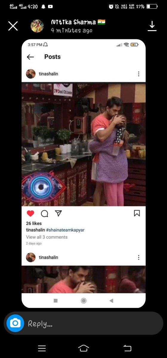 MANSISi54915443's tweet photo. Kisi ke paas video h iska?? Guyss 
#Shalina https://t.co/1KSe0wNrea