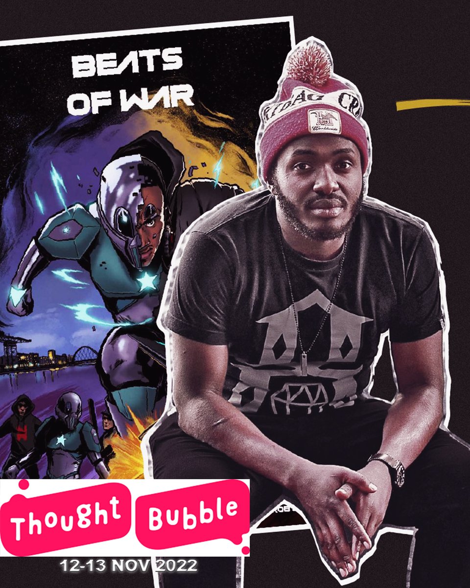 kubwabo's tweet photo. For the first time, Beats of War will be going to England for @ThoughtBubbleUK
I can't wait for you all at #thoughtbubbleuk to experience the Etian universe. #beatsofwar https://t.co/RZs2pw03ev