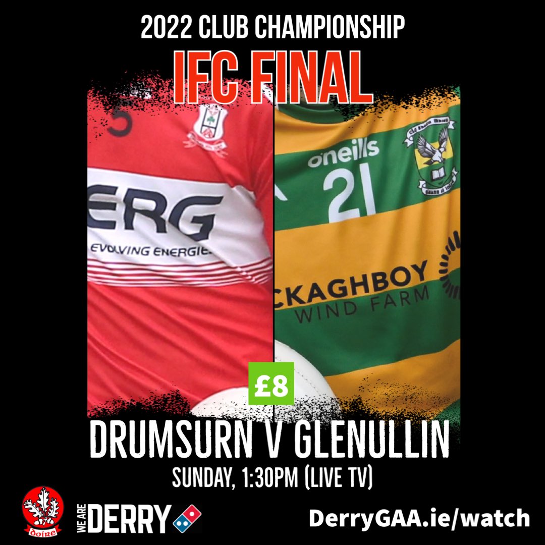 Doiregaa's tweet photo. 📺 LIVE coverage of today’s IFC Final on #WeAreDerry (1:30pm)
https://t.co/QyzYqQQaCd https://t.co/X3LpYcBRc7