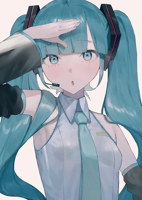 ぱっつんな初音ミク 