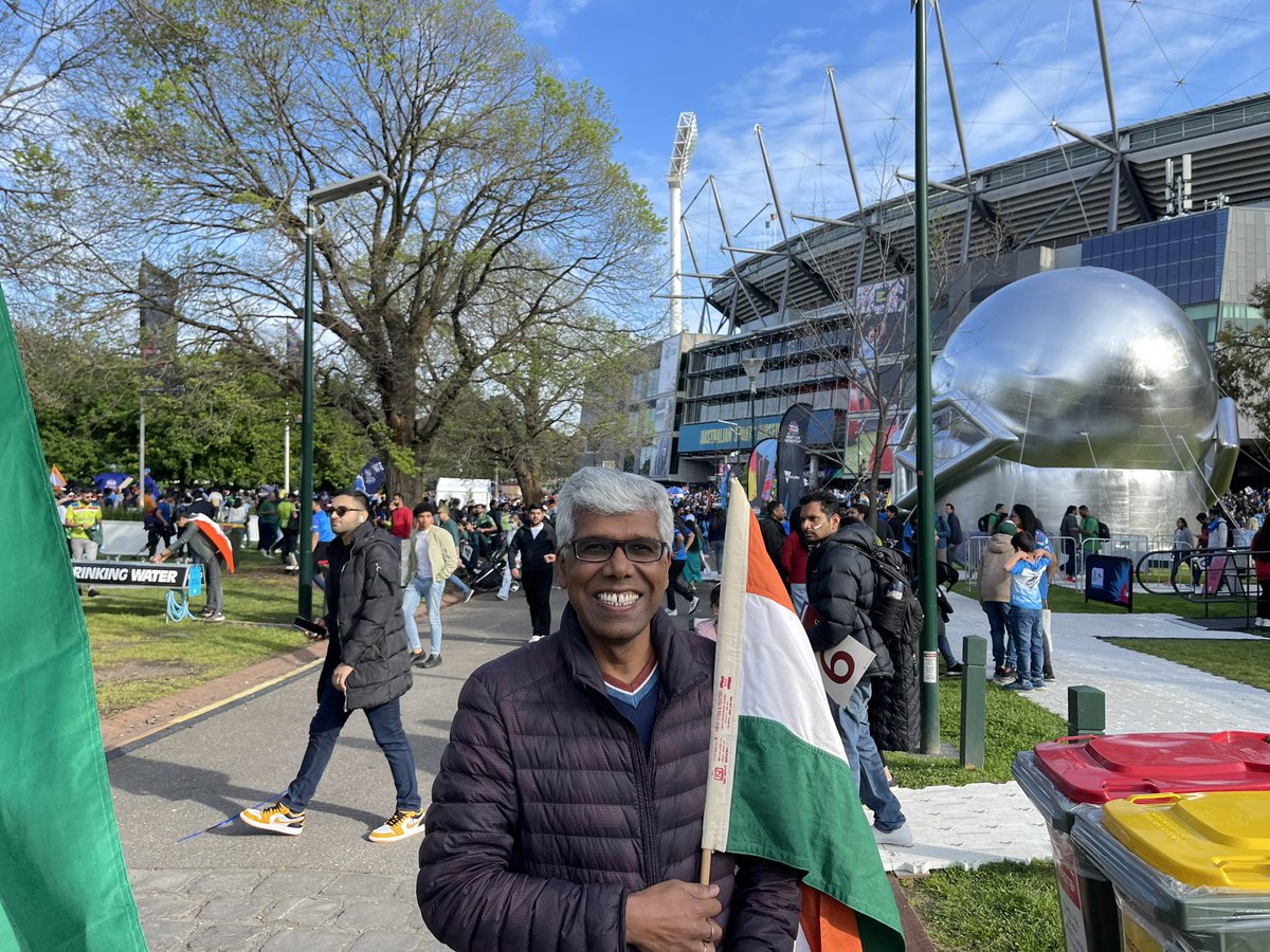 The biggest party is at MCG #INDvPAK #T20WorldCup #CricketWorldCup