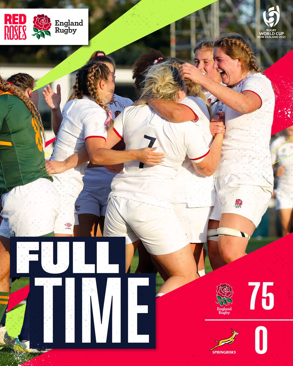 Finishing the group stages with a big win 🌹 #ENGvRSA | #RedRoses