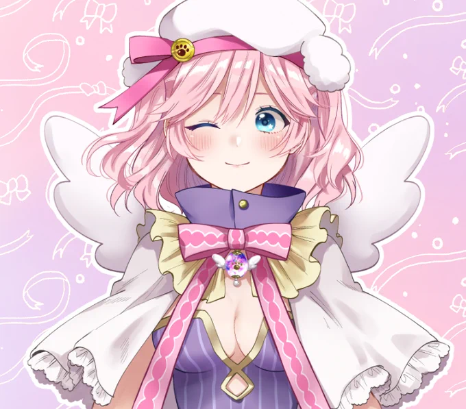ちょうどコミックス第1巻がピンク色だったので…新人VTuber 天雲モコが頑張る漫画『VTuberはママならない!』はこちらから試し読みできます #あなたのぴんく色の作品を見せてください 