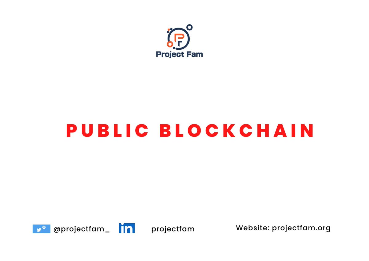 projectfamorg's tweet photo. A public #blockchain is a blockchain network where anyone can join whenever they want. Basically, there are no restrictions when it comes to participation.
#Cryptocurrency #P2P #Metaverse #ProjectFam https://t.co/KApqCCdrjz