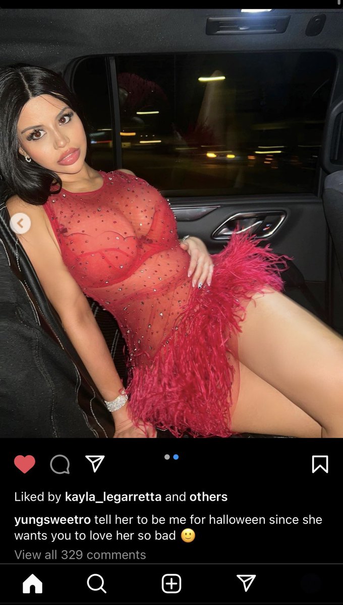 6IXEYE6's tweet photo. Kylie and yungsweetro ig post captions?!?!!? THE GIRLS ARE FIGHTINGGGG https://t.co/HwcxNV1Xmc