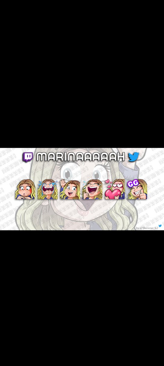 MarinaRinguet1's tweet photo. Ça y est j'ai mes émotes j'adore merci pour ton super travail et les gars n'hésiter pas cest par ici -> @Shenron_62 https://t.co/qKngMPO67p