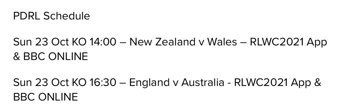 Today is a massive day for Physical Disability Rugby League with two World Cup Games being played. I’m so proud to represent Australia in Game Two. You can watch it live at Victoria Park in Warrington at 4.30pm, on BBC Online or on the @RLWC2021 App.