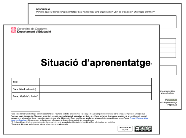 ➡️Model de situació d'aprenentatge (SA) publicat pel departament d'educació: docs.google.com/document/d/10P…
➡️Document de suport per a les programacions de les SA: docs.google.com/document/d/1ag…
☑️Aquests document estan a la web del nou currículum: projectes.xtec.cat/nou-curriculum…