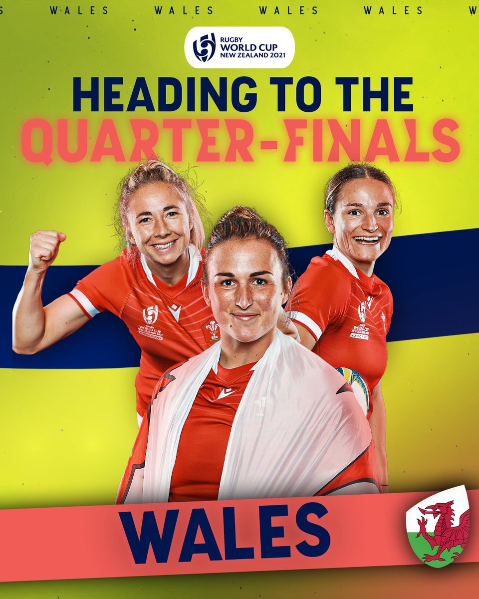 rugbyworldcup's tweet photo. The final piece of the #RWC2021 quarter-finals puzzle ๐งฉ
๐ @WelshRugbyUnion https://t.co/OUvg2xqbi0