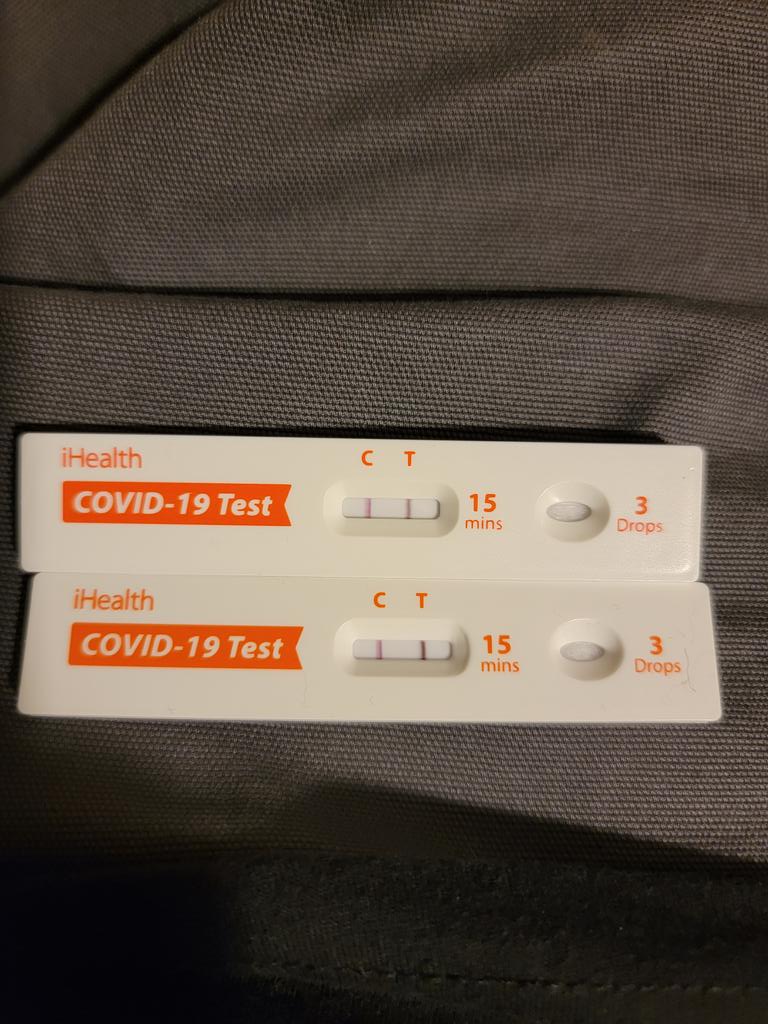 Nikle83's tweet photo. @elynym Well I found out besides dealing with hives I now have covid https://t.co/CaIrcg5q13