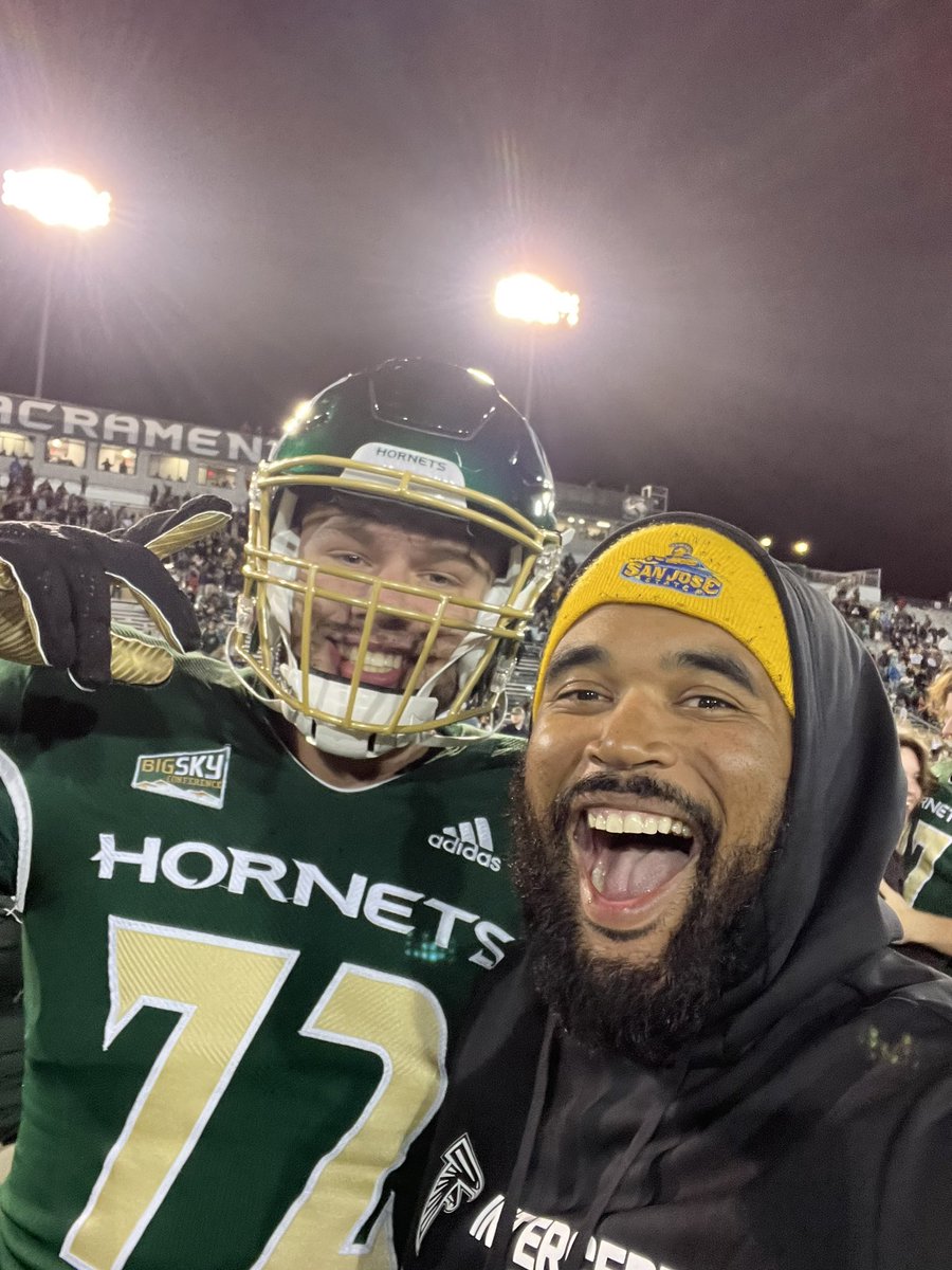 Great Win!!! <a href="/SHays2021/">SAWYER HAYS</a> <a href="/SacHornetsFB/">Sac State Football</a>