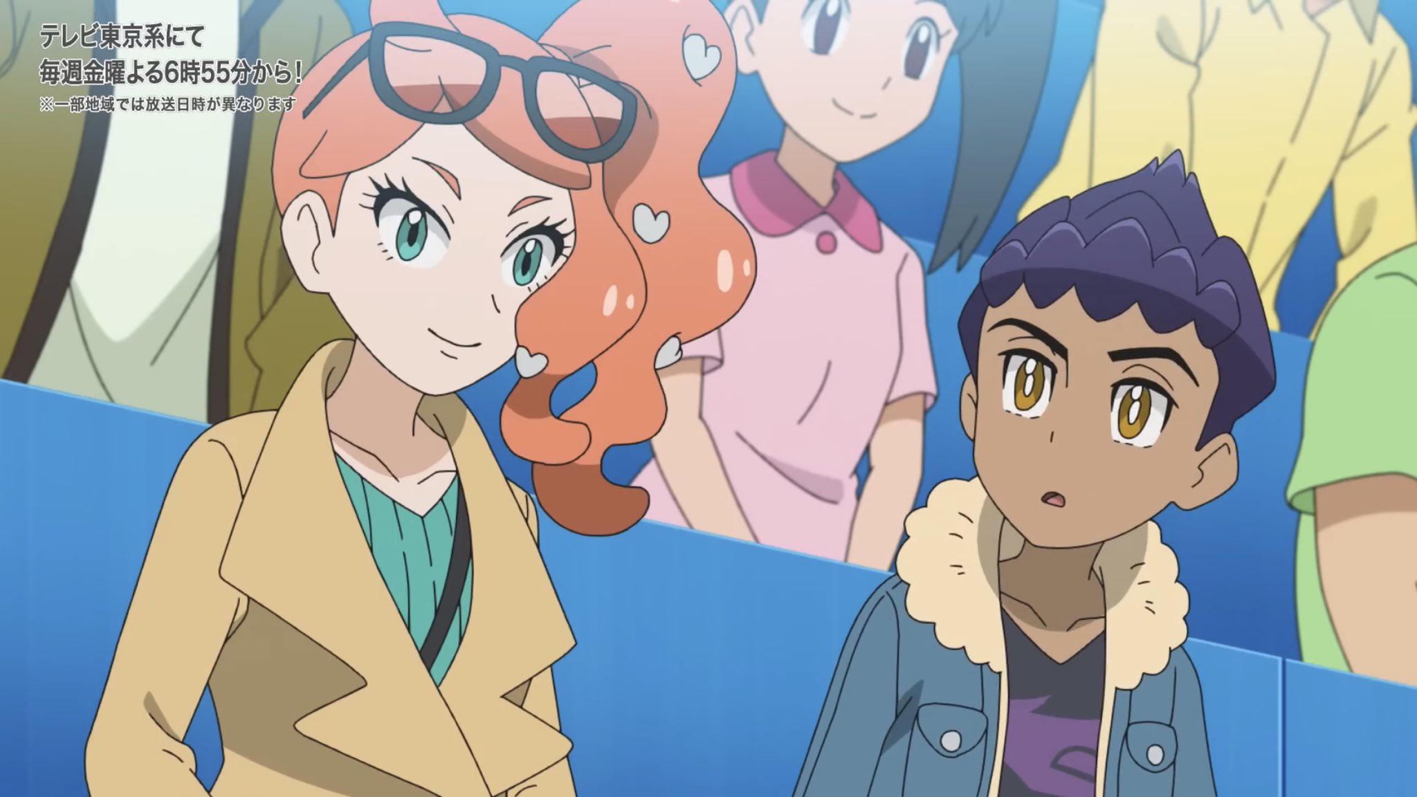 アニメ ポケットモンスター 公式 アニポケ 第129話 サイドストーリー シュートスタジアムで ダンデを応援するホップとソニア 一方 サトシを応援するコハルとヒカリ 息もつかせぬバトル展開に 観客席もアツくなっているようです By もじゃ