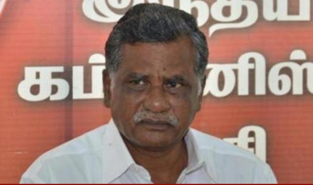 TnNewsvision's tweet photo. #JUSTIN || இந்திய கம்யூனிஸ்ட் கட்சி மாநில செயலாளர் முத்தரசனுக்கு கொரோனா தொற்று
*சென்னை, ராஜீவ் காந்தி அரசு மருத்துவமனையில் அனுமதி
#communistparty #Mutharasan #Corona https://t.co/WXIeqfZfF9