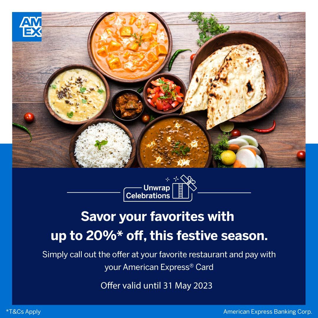 Amex India on Twitter: "Are you looking to make your festivities food ...