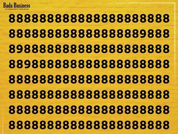 Alvin Foo on Twitter "How many '9s' can you find in this brain teaser