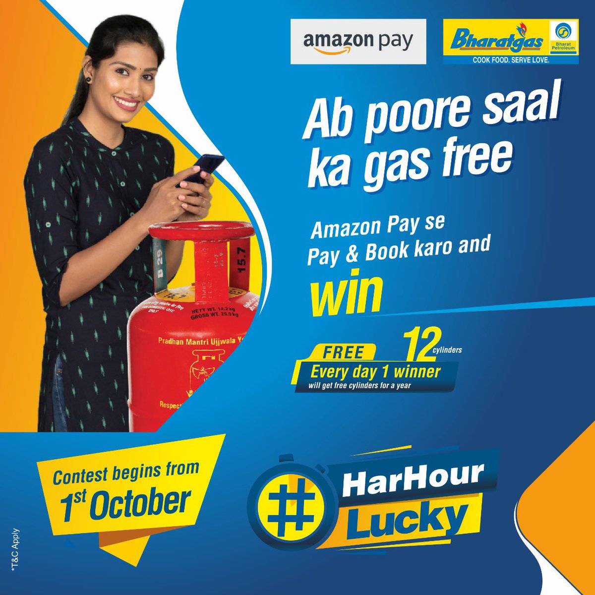 Bharatgas State Delhi Haryana & Uttrakhand (@bpcl_statedelhi) on Twitter photo Make payment for your Bharatgas Cylinder through Pay & Book from Amazon Pay and win exciting prizes <a href="/BPCLimited/">Bharat Petroleum</a> Make payment for your Bharatgas Cylinder through Pay & Book from Amazon Pay and win exciting prizes <a href="/BPCLimited/">Bharat Petroleum</a>
