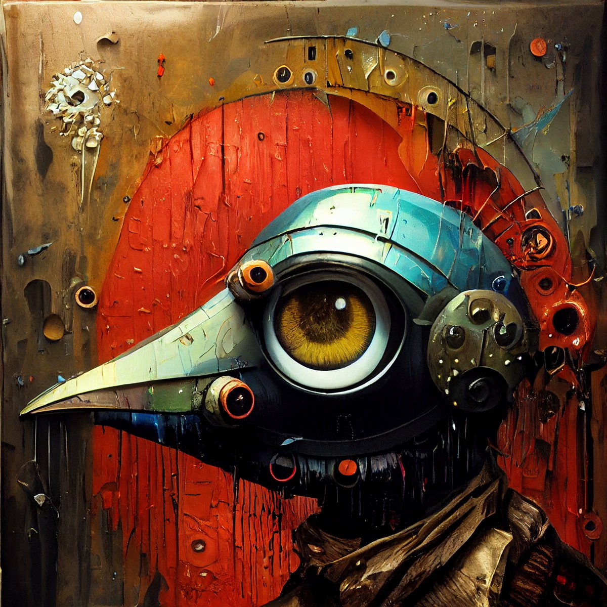 FlockingAI's tweet photo. Mia
https://t.co/s4NPyH8uV0
#FlockingAI #Art #Birds #AiArt #ai #artwork #aiartdaily #digitalart #picoftheday #aigeneratedart #animal #animalart #artistofinstagram #artofinstagram #dailyart #dalle2 #digitalillustration #generativeart #midjourney #midjourneyai #midjourneyart https://t.co/R0scp0ikwh