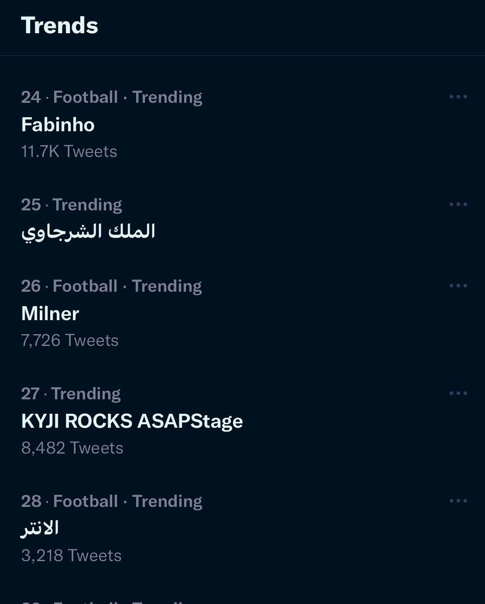Continue with the power tweet, Sunsets! We are currently on the twenty-seventh spot. KYJI ROCKS ASAPStage