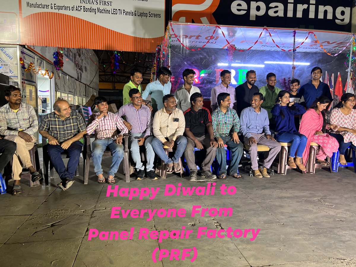 PanelFactory's tweet photo. Happy Diwali to Everyone From Panel Repair Factory (PRF) 22/10/2022 https://t.co/OVODXRZI8o