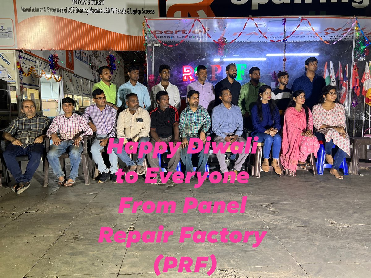 PanelFactory's tweet photo. Happy Diwali to Everyone From Panel Repair Factory (PRF) 22/10/2022 https://t.co/OVODXRZI8o