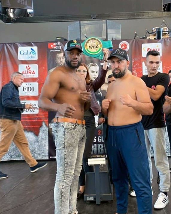 The weigh in is done and we are set for battle! Tony 'Sugar' Salam vs Serdar Avci in Turkey. 22nd October! . .