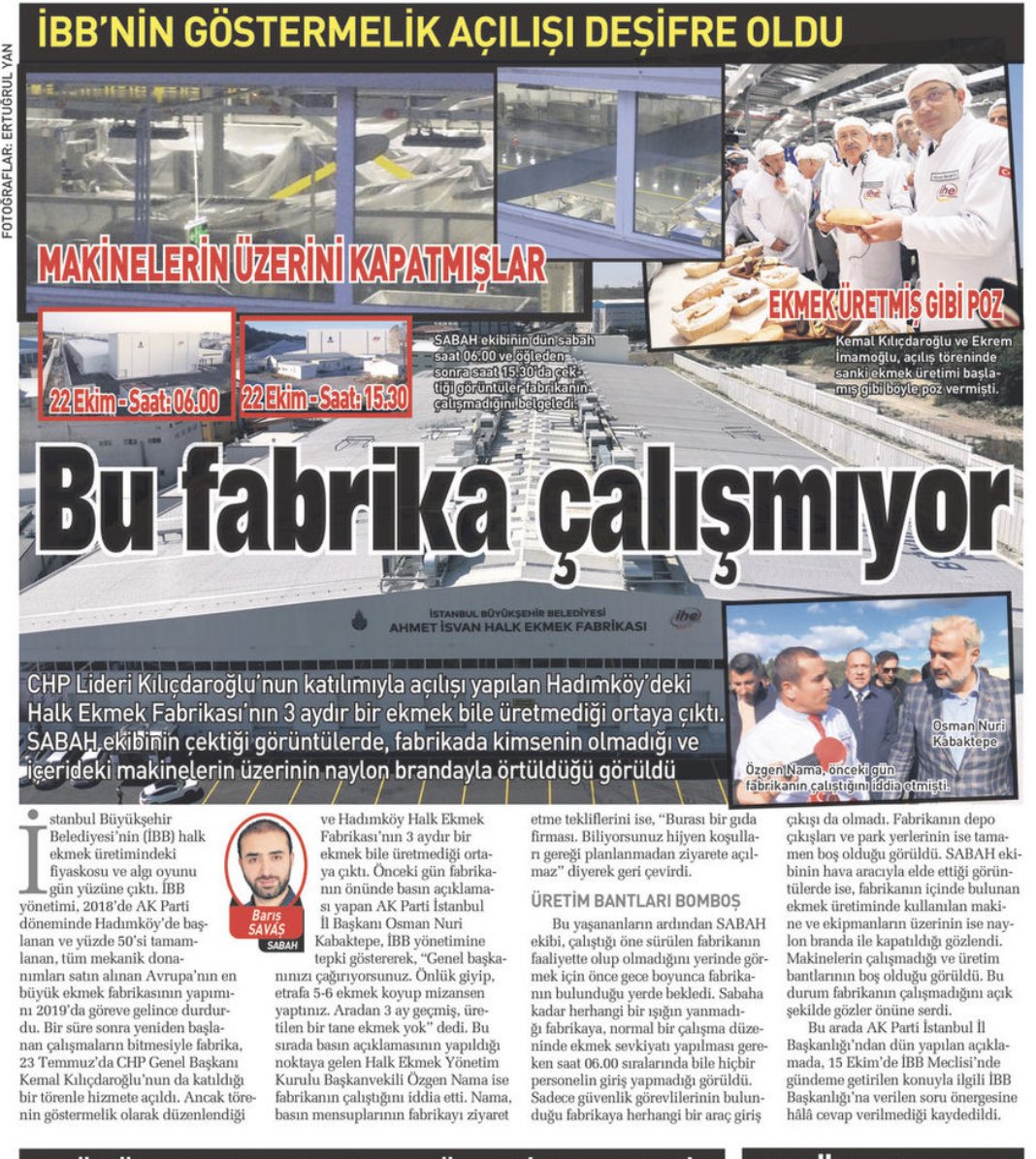 kenan_kiran's tweet photo. Makinalar bile naylonlarla kapalı.. @OzgenNAMA @Canan_Kaftanci @ekrem_imamoglu https://t.co/75yIXA3qae