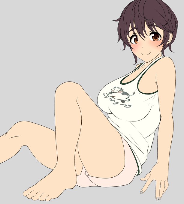 作業中ラクガキ
雫さんの部屋着がまさかあんなに無防備だったとは… 