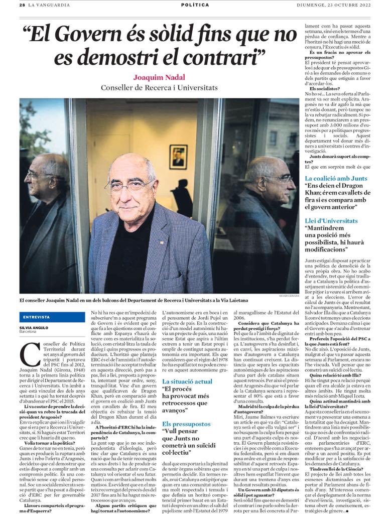 Joaquim Nadal tweet media