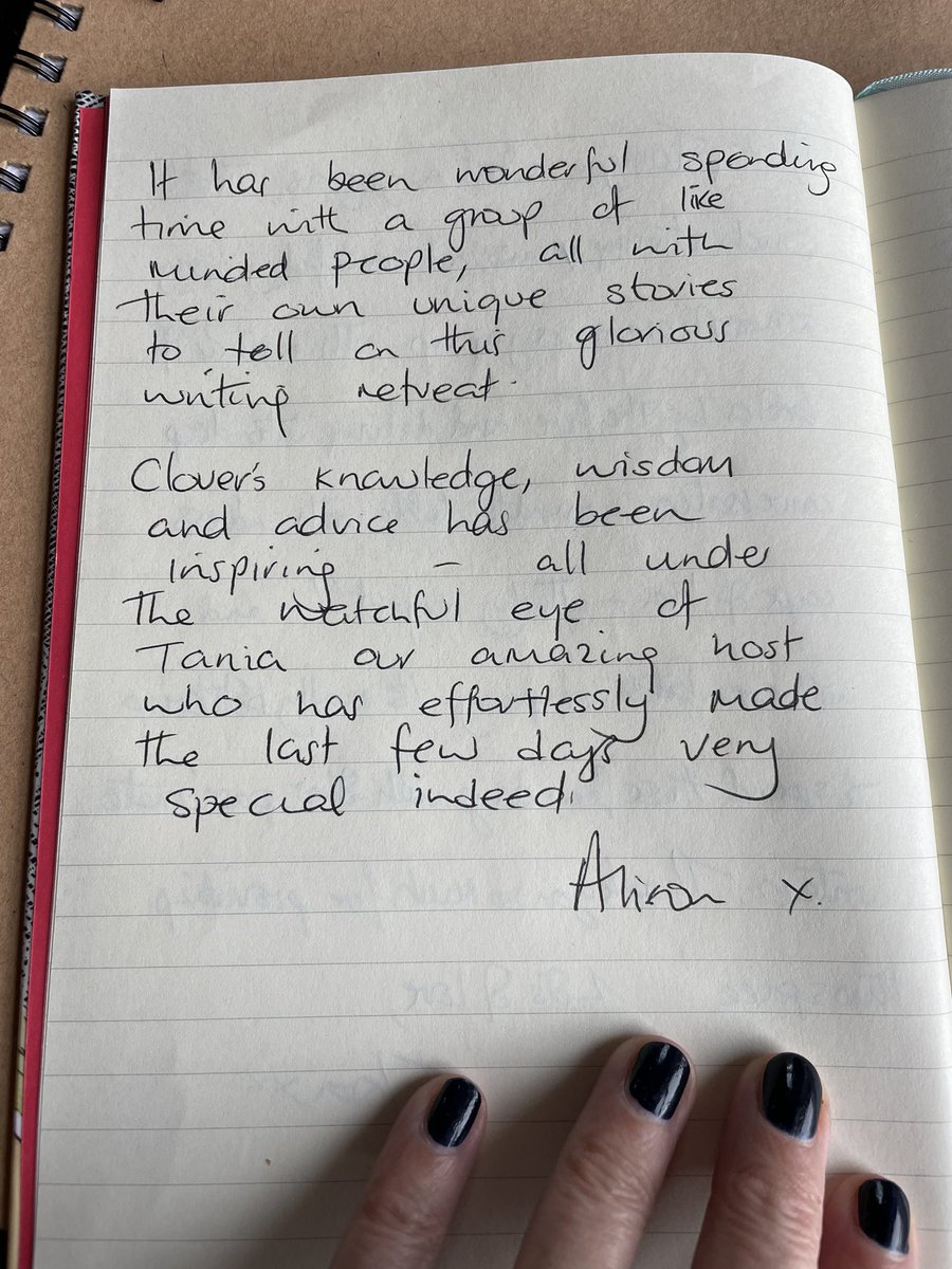 EaseRetreats's tweet photo. Just a few guest reviews from our delightful #memoirwriting retreat with @cloverstroud last weekend - it was a very beautiful and profound experience #writewithease #WritingCommunity #cloverstroud #retreats https://t.co/vNFerwoKQ0