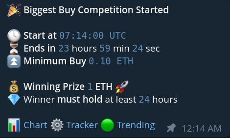 peripheralerc's tweet photo. $PERI Buy contest is live for the next 24 hours! 

Prize: 1 ETH
Winner must hold 24 hours after completion of the buy contest. 

Join telegram for more:

https://t.co/L6Z7mLEO3L https://t.co/3N8CPOwuXA