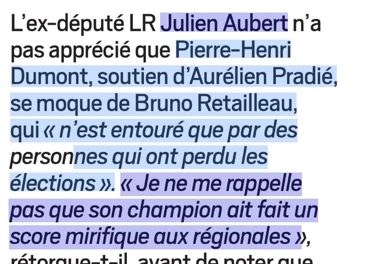 🍿#PrésidenceLR. Les soutiens de #Retailleau et #Pradié se balancent à la figure leurs échecs électoraux respectifs…
#LR #AvecRetailleau #AvecPradié #JDD