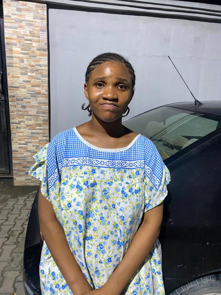 BenHundeyin's tweet photo. MISSING &amp; FOUND: Precious Leonard aged 20 was found wandering. She cannot remember anything but her name and age. She is currently with the police, safe. 

Kindly share this information with her family and friends to enable them get reunited. https://t.co/lSk4kAuyAQ
