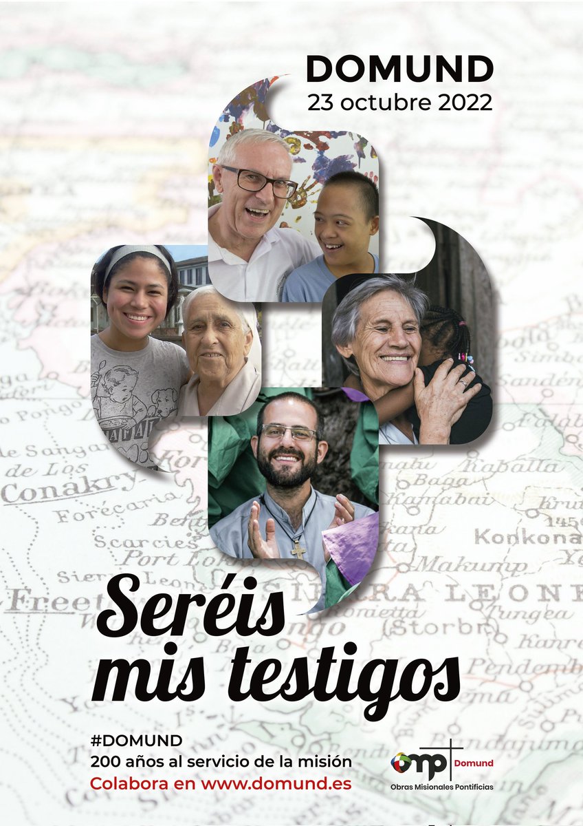 Jornada Mundial de las Misiones. Nuestro #DOMUND. Día en el que os pedimos vuestra cooperación misionera, oración y económica con las <a href="/OMP_ES/">OMP España</a>, para poder seguir sosteniendo el trabajo de los #misioneros y las #misioneras. Colabora en omp.es.