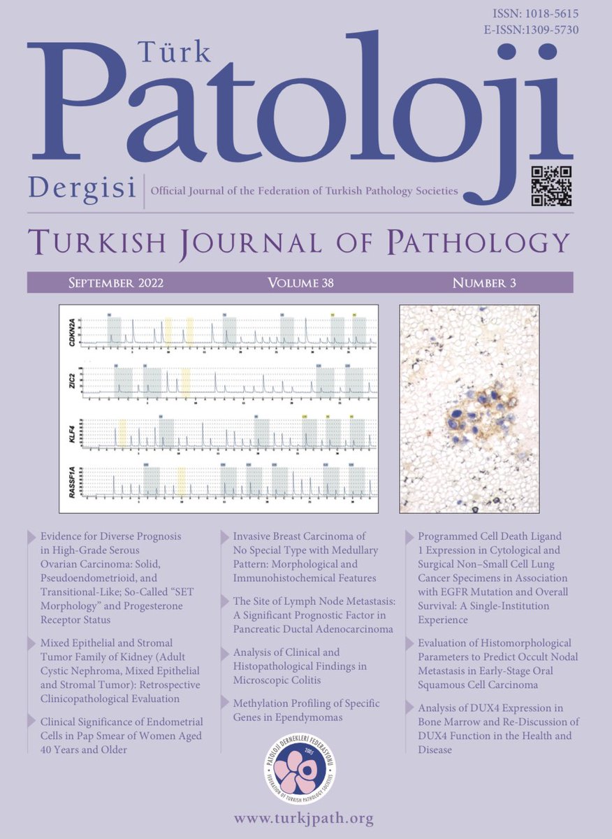 TurkJPath's tweet photo. Have you checked the current issue of @TurkJPath yet? 🤓📖🔬

https://t.co/SCGtCHpzAS https://t.co/0EnMoEOHBv