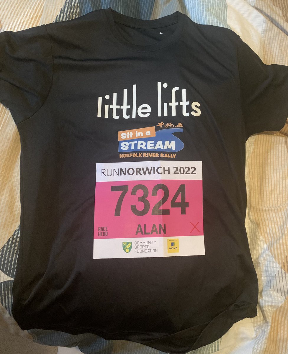 sitinastream's tweet photo. Out of the wardrobe to wear for @runnorwich! Not planning on getting in any water (and the running won’t be very fast…) but if you’d like to send a few pennies @littleliftsUK’s way you can here: https://t.co/jPmiqyzjxg https://t.co/8np44qXuKj