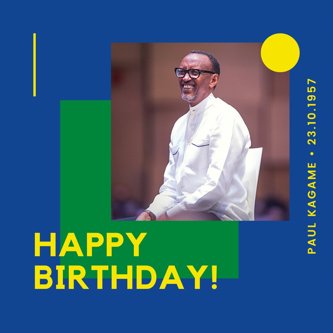 RedBlueJD_'s tweet photo. Happy Birthday President of Rwanda (23.10.1957) HE @paulkagame https://t.co/sbiJmZ0PP9